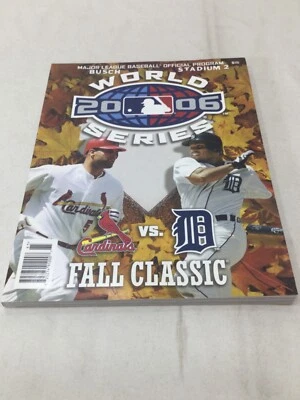 2006 World Series Program Magazine Display St Louis Cardinals / Detroit Tigers - Image 1 of 4