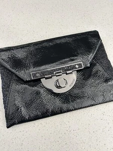 Mimco Envelope Wrist Sparkle, Patent Leather, Black - Picture 1 of 11