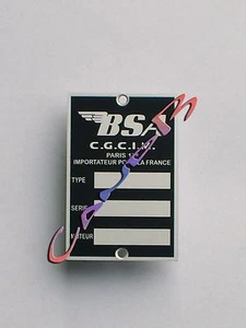 Plaque de cadre BSA ( Rupture de stock , disponible sous 15 jours ) - Foto 1 di 3