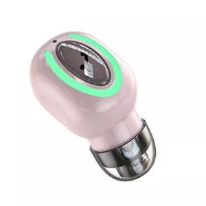 Mini Auricolare Bluetooth Stereo Auricolare In-Ear Guida Auricolare Chiamata Vivavoce - Foto 1 di 12