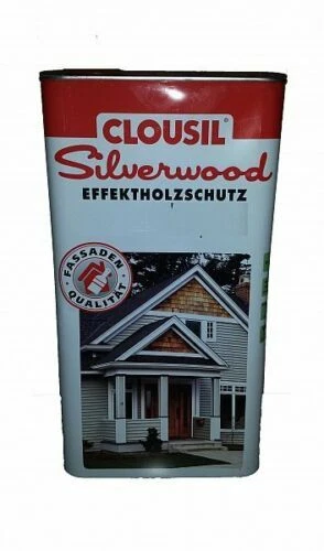 5 l Clousil Silverwood Holzlasur Effektholzschutz Goldbraun Dunkel by Clou - Bild 1 von 1