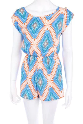 Ohne Label Playsuit Ethno Print D 42 Blau-Töne - Bild 1 von 2