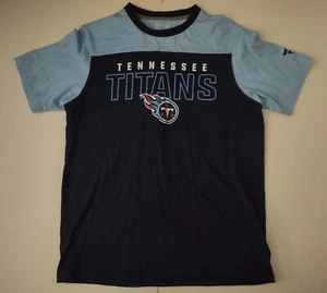 Camiseta M Men Fanatics NFL Pro Line Tennessee Titans 2018 azul 100 % algodón Usada en excelente condición - Imagen 1 de 5