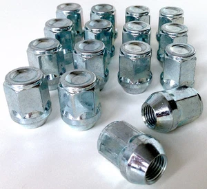 Set of 16 x M14 x 1.5, 21mm Hex, taper wheel nuts lugs bolts - Picture 1 of 3