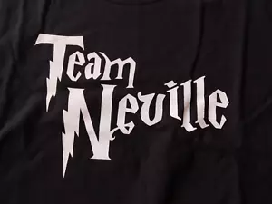 Think Geek HARRY POTTER Team Neville - Black Short Sleeve T-Shirt XL New in bag - Picture 1 of 6