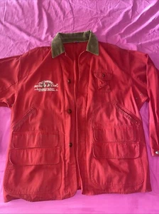 Vintage Ralph Lauren Polo Sportsman Jagdjacke Cordkragen Large Barn Red - Bild 1 von 20