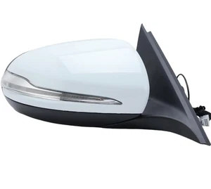 W205 Passenger Side Mirror For 2015-2021 Mercedes Benz C180 C260 C300 White .... - Picture 1 of 19