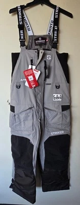 Striker ICE Sureflote Waterproof Apex Fishing Bibs Smoke Large - 6211004 - Image 1 of 4