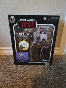 Hasbro Star Wars TVC AT-ST e Chewbacca set 12 in - F8056 scatola aperta - Foto 1 di 5