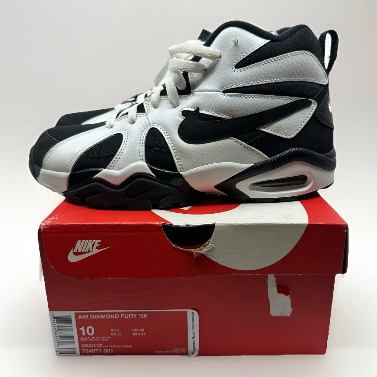 Nike Air Diamond Fury 96 White for Sale | Authenticity Guaranteed