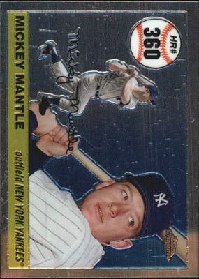 2006 Topps Chrome Mantle Home Run History #MHR360 Mickey Mantle - BB - Image 1 of 2
