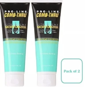 X2 Pro Line Comb Thru Lite Creme Feuchtigkeitscreme Backen & Kopfhaut Conditioner 4oz - Bild 1 von 1