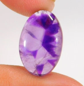 Natural Blue Ametyst Oval Cabochon Loose Gemstone Translucent 09.CT AY=0163 - Picture 1 of 6