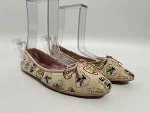 Pisos de ballet Chanel rosa corazón de colección US6,5 - Imagen 1 de 21