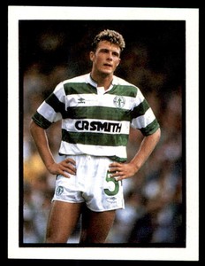 Daily Mirror Soccer 88 Sticker - Derek Whyte (Glasgow Celtic) No. 319