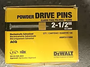 DEWALT 100-Pack 2-1/2-in Galvanized Non-washered Drive Pin ACQ - Picture 1 of 1