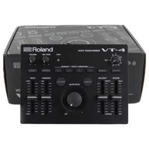 Roland VT-4 VT4 Aira Series Voice Transformer working JP w/box black - Picture 1 of 4