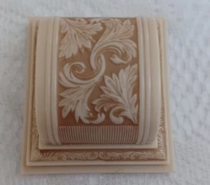 Vintage Art Deco Stil Zelluloid Ring Box Made in U.S.A. schönes verziertes Design - Bild 1 von 7