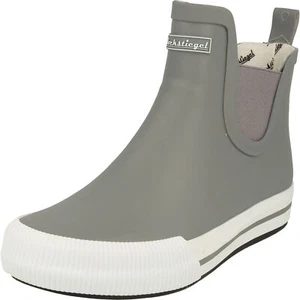 Bockstiegel Damen Schuhe Chelseaboots Gummistiefel Momo Wasserdicht Grau NEU