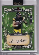 Sam Laporta 2023 Wild Card 5 Card Draw Rookie Auto Encased 3/3