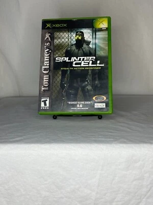 Tom Clancy's Splinter Cell Stealth Action Redefined (Microsoft Xbox 2002)+Manual - Image 1 of 4