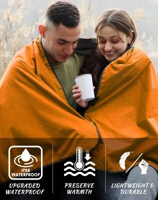 Wearable Hooded Stadium Blanket, Waterproof Windproof Outdoor Fleece Blanket - Image 1 of 4