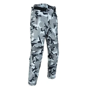 Warrior Motorcycle Cordura Textile Camouflage Waterproof Protective Trousers Men - Picture 1 of 11