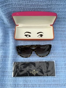 Kate Spade Brigit Schildkröte Cateye Gestell braune Gläser mit Farbverlauf mit Etui - Bild 1 von 6