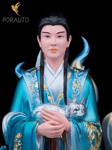 Estatua de hada Wan de zorro con cola pareja matrimonio niño amor Feng Shui decoración del hogar - Imagen 1 de 5