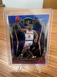 IMMANUEL QUICKLEY RC 2020-21 Select Premier Blue White Purple CRACKED ICE ROOKIE - Bild 1 von 2