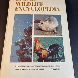 VTG 1969-70 International Wildlife Encyclopedia Hardcover Illustrated Vol 4-20 - Picture 1 of 24