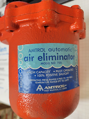 Amtrol Automatic Air Eliminator Model 720, Operating Range 2 PSIG To 150 PSIG • 39.99$