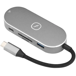 Frisby USB-C Hub 7-in-1, Aluminum Type C Adapter With HDMI, USB 3.0, SD Reader - Picture 1 of 8