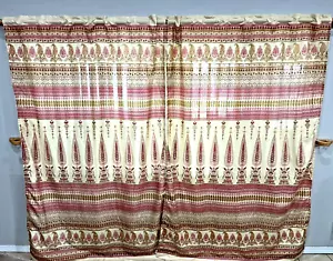 Pier 1 Imports Adelaide Pannelli Finestre 54" x 84" 2 Pannelli Paisley Floreale Ottime Condizioni - Foto 1 di 12