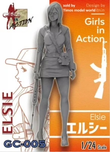 ZLPLA Genuino 1/24 Niñas en Acción Elsie Figura Conjunto Modelo Kit GC-005 - Imagen 1 de 11