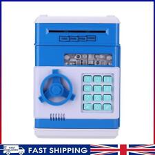 ~ Automatic Electronic Piggy Bank ATM Password Money Box Saving Box (Blue)