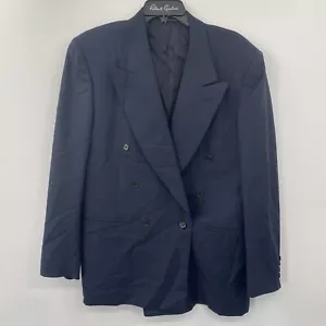 Canali Milano Anzugjacke Herren 40 R dunkelblau kariert 100% reine Wolle - Bild 1 von 5