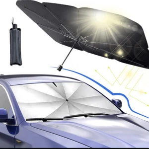 Foldable Car Windshield Front Window Sun Shade Cover Visor UV Block Protector - Picture 1 of 12