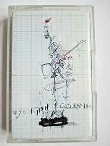 NILS LOFGREN CROOKED LINE + NEIL YOUNG + LYRICS 1992 CASSETTE TAPE NEAR MINT - Picture 1 of 3