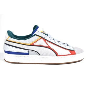 Puma Para Hombre 11 Capas de Gamuza Nuevo Heritage Gris-Negro-Verde Universitario 389974-01 RARO - Imagen 1 de 5