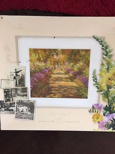 Claude Monet Flowers of the impressionists scrapbook - Picture 1 of 3