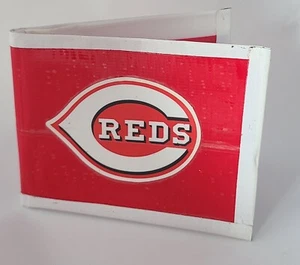 Cincinnati Reds Bi-Fold Duct Tape Wallet MLB Baseball handmade minimalist - Picture 1 of 3