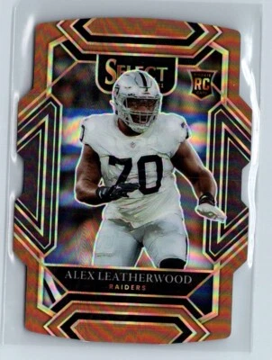 2021 Panini Select Bronze Die Cut Alex Leatherwood #/199 Rookie Card RC - Image 1 of 3