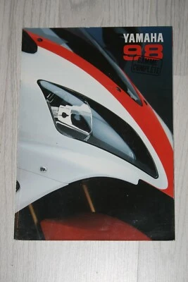 Yamaha France Sales range brochure 1998 YZF750R YZF R1 YZF600R SZR660 TRX850 XJR - Image 1 of 4