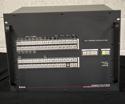 Extron CrossPoint 450 Plus 2412 HVA Ultra-Wideband Matrix Switcher ASSP IP Link - Image 1 of 4