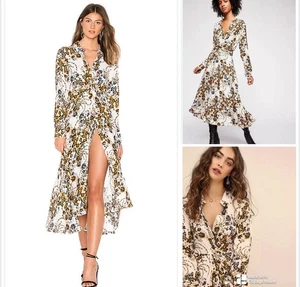 Revolve Free People Tough Love Maxi Shirt Dress Size 2 NWT - Picture 1 of 11