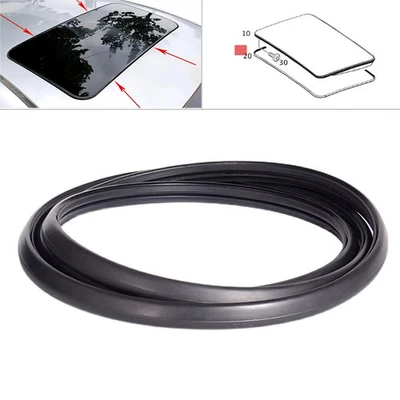 Tira de sellado de goma de vidrio para techo corredizo para Mercedes Benz W204 C220 C250 W212 E200  Foto 1 de 4