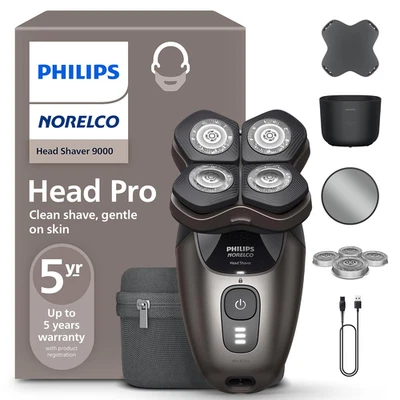 Philips Norelco Head Shaver Pro 9000 Series - Skull Shaver for Men and Women, 36 - Image 1 of 4
