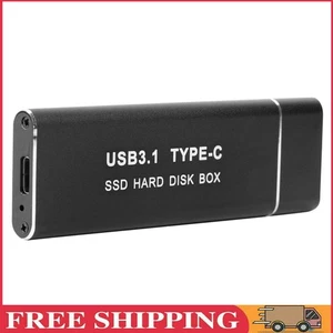NVME External SDD Enclosure M.2 Key SSD Hard Disk Box PCIE NVME (Black) - Bild 1 von 11