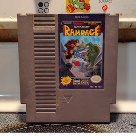 Data East Rampage NES Arcade Hit Action & Adventure Game Cartridge